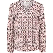 Cartoon Bluse in Rosa/ Lila - 38