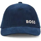 BOSS Kids-Cap aus Baumwoll-Samt mit Logo-Stickerei Grösse 56