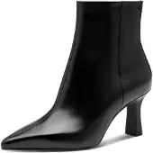 Tamaris Stiefelette Trichterabsatz, Ankleboots mit zweckmäßigem Innenreißverschluss