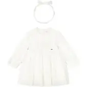 Mayoral Elegantes Kleid 2902 Écru Regular Fit