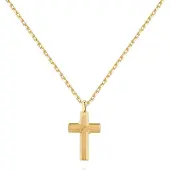 Brosway Stylish steel necklace with a cross Backliner BBC05