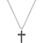 Brosway Backliner BBC01 steel cross necklace