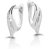 Modesi Unmistakable silver earrings with zircons M23080
