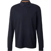 BOSS Longsleeve-Poloshirt aus Baumwolle mit Logo-Detail Grösse S