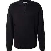 Jack & Jones Urban Langarm-polo Schwarz S Mann Schwarz S