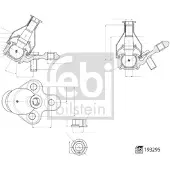 FEBI BILSTEIN Trag-/Führungsgelenk 193295