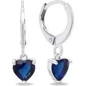 Brilio Silver Silver hoop earrings Hearts EA654WB
