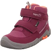 Superfit Trace Mid GTX Gefütterte Kinder Sneaker, Red/Orange, 28, Kinderschuhe
