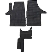 Petex Gummimatte für VW T5 ab 05/2003-05/2015 / T6 ab 06/2015 Führerhaus 3-Sitzer