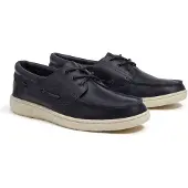 Timberland Herren Portofino Pier Boot Schuhe Dark Blue Full Grain