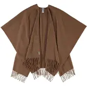 Fraas Poncho Damen Wolle beige, ONE SIZE 712334-0001-09999