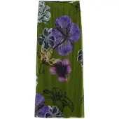Desigual Maxirock Tulleflowers Lacroix 25WWFK03 Grün Regular Fit