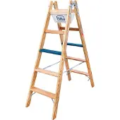 Iller 2112-7 Holz-Stufenstehleiter ERGOPlus 2x12 Stufen