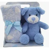 CarloBaby Decke Hund, Hellblau