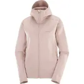 Salomon Outline Warm Damen Fleecejacke-Beige-M