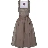 Spieth & Wensky Spieth & Wenksy Dirndl Damen grau gemustert, 32 803216-0002-00320