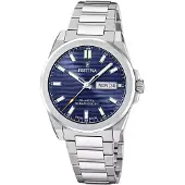 Festina Herrenuhr 20073/2 klassisch in Marineblau, geeignet zum Schwimmen.