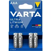 Varta Ultra Lithium AAA / LR03 Batterie 4er-Pack