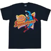 Superman Shirt in Schwarz | Gr.: L