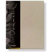 Dommelin Spannbettlaken Khaki (Satin 300TC)-160 x 200 cm