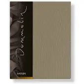 Dommelin Spannbettlaken Taupe (Satin 300TC)-160 x 200 cm