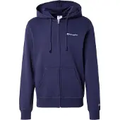 Champion Herren Sweatjacke mit Kapuze - Full Zip Hoodie Sweatshirt, Heavy Soft, Fleece, gesticktes Logo
