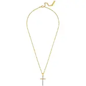 Police PEAGN0010903 Herren-Kette Wrangell II Kreuz Goldfarben