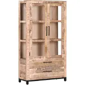 Gutmann Campesino Glasvitrine aus Mangoholz
