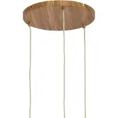 Light & Living - Hängeleuchte Danialo - Braun - Ø35x32cm Hängelampe - Esstischlampe - Wohnzimmerlampe - Schlafzimmerlampe - Wohnzimmer