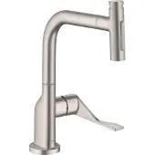 Hansgrohe SPT 230 Se 2jet Axor Citterio m Ausziehbr. und sBox, Edelstahl-Optik