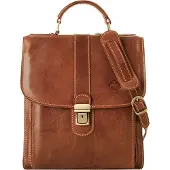 Piké Umhängetasche echt Leder, Made in Italy