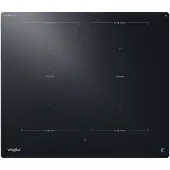 Whirlpool WTX6019DCF, Schwarz, Integriert, 59 cm, Zonen-Induktionskochfeld, Glaskeramik, 4 Zone(n)