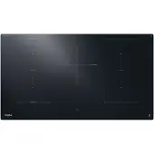 Whirlpool WEX9024DCFF2, Schwarz, Integriert, 91 cm, Zonen-Induktionskochfeld, Glaskeramik, 5 Zone(n)