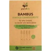 Pandoo Kinder-Zahnbürsten 4er Pack 1 St