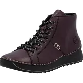 Rieker Damen Stiefelette mit Schnürung sportliches Design 71510, Größe:37 EU, Farbe:Rot