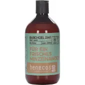 Benecos benecosBIO Duschgel 2in1 (Körper und Haare) BIO-Minze 500 ml Gel