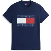 Tommy Hilfiger Blaues Baumwoll-Herren-T-Shirt