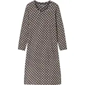 Schiesser Nachthemd Damen Jersey grau bedruckt, 36 740534-0004-00360