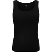 Schiesser Unterhemd Invisible Soft Warming in Schwarz | Gr.: 36