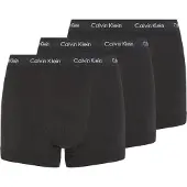 Calvin Klein Trunk "CK Trunk 3PK", Herren, Gr. M, 3 Stk., schwarz, Obermaterial: 95% Baumwolle, 5% Elasthan, UNDERWEAR, Unterhosen Trunk, in uni schwarz mit Logoschriftzug, Topseller