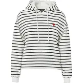 Pieces Chilli Stripes Kapuzenpullover