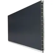 Groja BasicLine PVC-Steckzaun Sichtschutzzaun Weiss Einzelprofil Sichtschutz Lamellenzaun