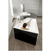 Hoesch Thasos Trapezbadewanne 150 x 100 x 64-68 cm, rechts weiß - 3746.010