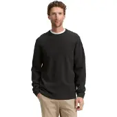 Tom Tailor 1047570 Structured Crewneck Knit Pullover