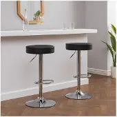 HTI Moderner Barhocker im 2er Set höhenverstellbar und komfortabel