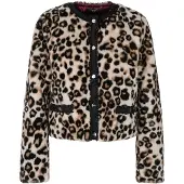 Marc Cain COLLECTIONS Jacke in beige schwarz | Gr.: 42