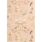 Majvillan Tapete Kinderzimmer, Mermaid Reef, Sweet Pink, Kindertapete