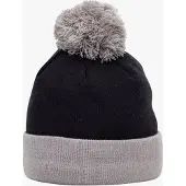 New Era Sm Cuff Pom Knit Newera, Navy Gray, Youth