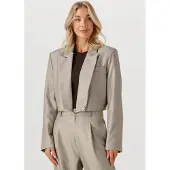 Ibana Damen Blazers Jelah Pinestripe - Taupe - Größe 40