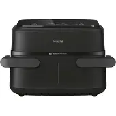 Philips Airfryer 1000 Series Flexible Basket - 7,1 L, 10 Kochfunktionen, schwarz (NA154/00)